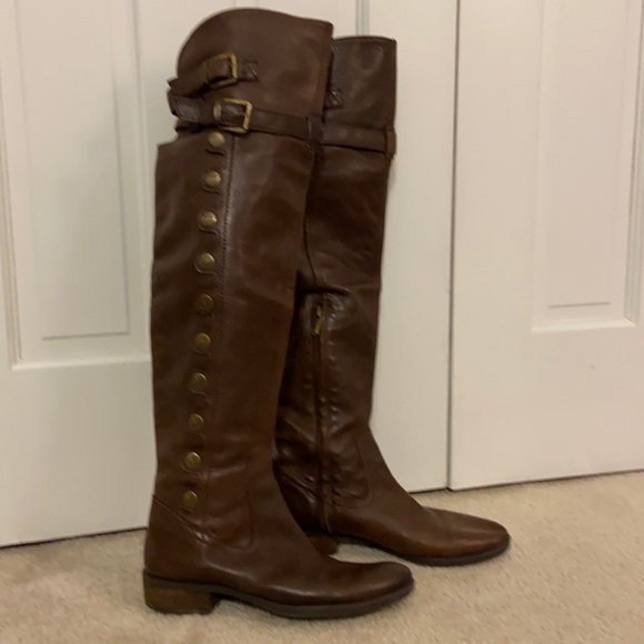 Sam Edelman Shoes - Sam Edelman Pierce Over the Knee Button Boot 7.5